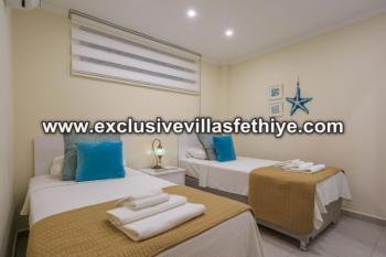 Exclusive 3 beds penthouses with large pool rentals in Ovacik Fethiye Turkey