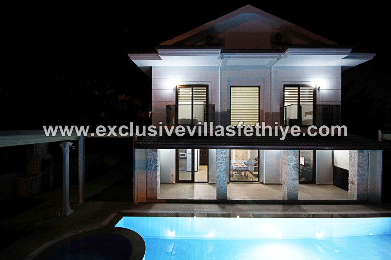 Exclusive 4 Beds Private Pool Villa Rentals in Fethiye Turkey