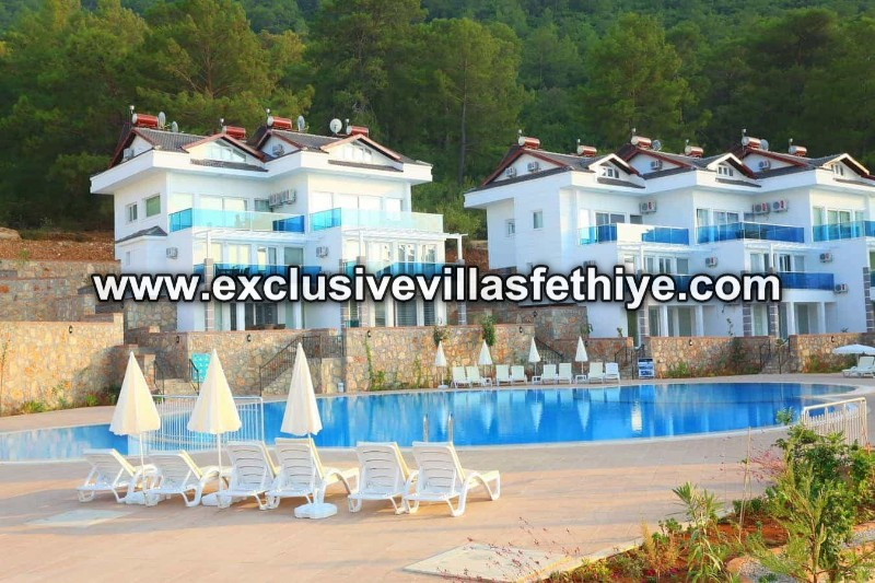 Exclusive 2 beds  apartments with large pool  rentals in Ovacik Fethiye Turkey