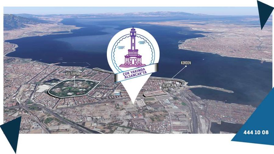 Topraktan Daire | Teknik Yapı İzmir Projesi | KONAK | İZMİR |  Satılık Daire