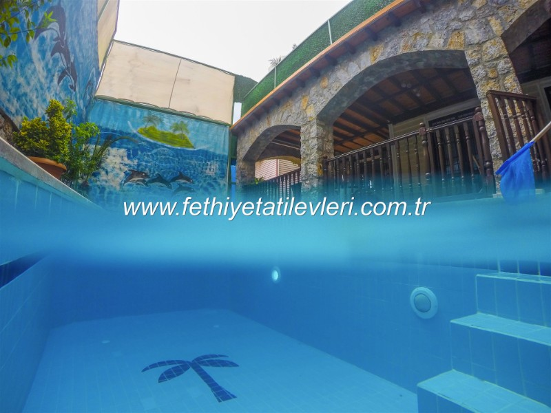 Villa with 4 bedrooms, 3 bathrooms and private pool in Fethiye, Turkey